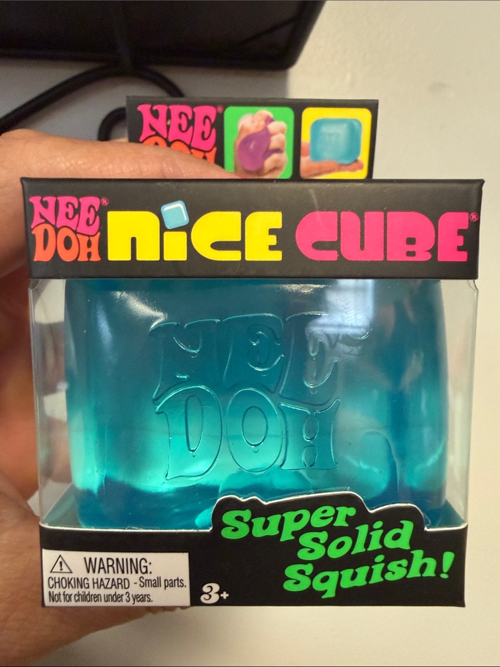 Nice Cube Super Solid Squish Toy - Blue